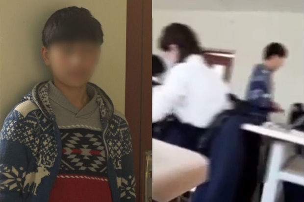 Sinif yoldaşlarını təhdid edən şagirddən xəbər var