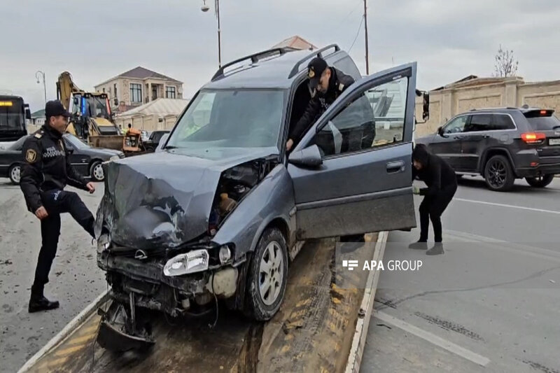 Şəmkirdə minik avtomobili aşdı, sürücü öldü