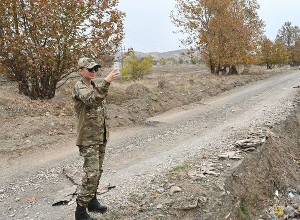 İlham Əliyev və Mehriban Əliyeva Füzuli, Cəbrayıl və Xudafərində - FOTO