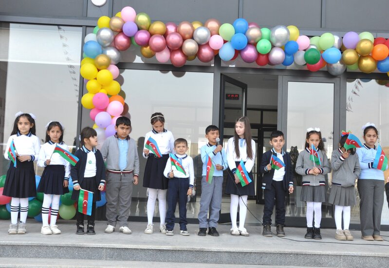 Horovlu kənd məktəbi fəaliyyətə başladı - FOTOLAR