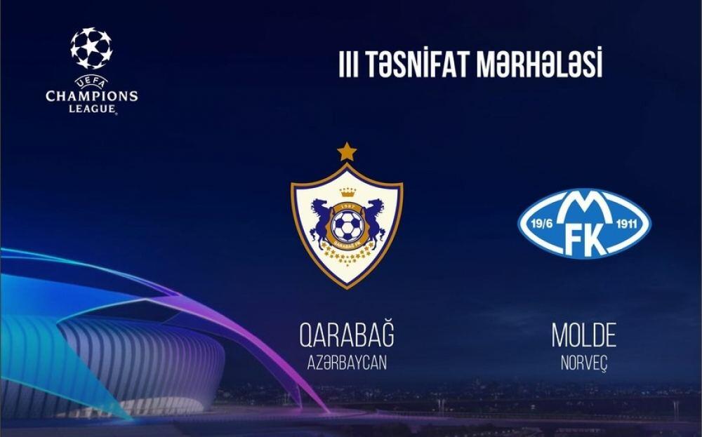 "Qarabağ" - "Molde" oyunu bu ölkədə keçiriləcək