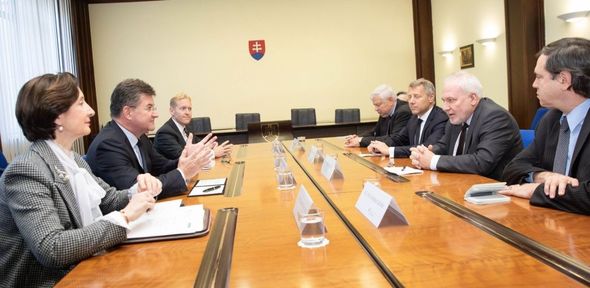 ATƏT sədri Minsk qrupunun həmsədrləri ilə Dağlıq Qarabağı müzakirə etdi - FOTO