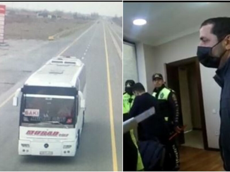 Narkotik çəkib avtobus idarə edən sürücü belə ələ keçdi - VİDEO
