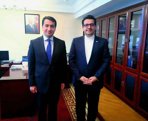 Prezidentin köməkçisi İran səfiri ilə nələri müzakirə etdi? – FOTO 