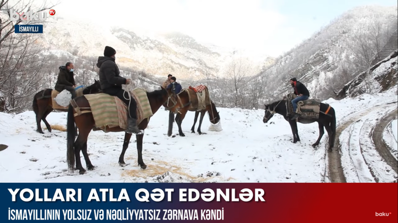 Yolları atla qət edənlər – VİDEO 