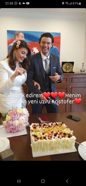 Van Dammın oğlu azərbaycanlı qızla evləndi - FOTO