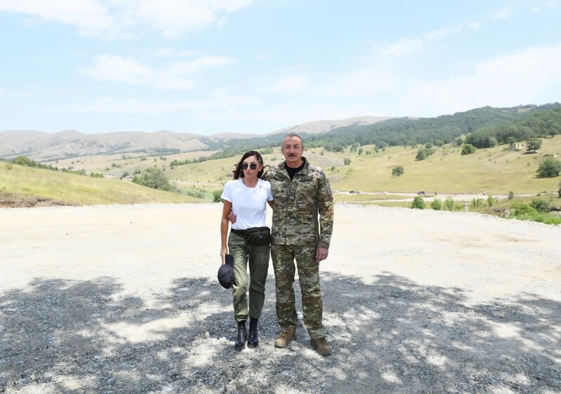 Prezident və xanımının Kəlbəcər-Laçın səfərindən - Fotoları