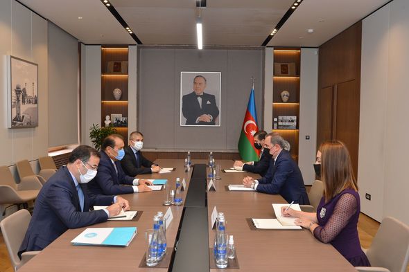 Ceyhun Bayramov Türk Şurasının baş katibini qəbul edib – FOTO