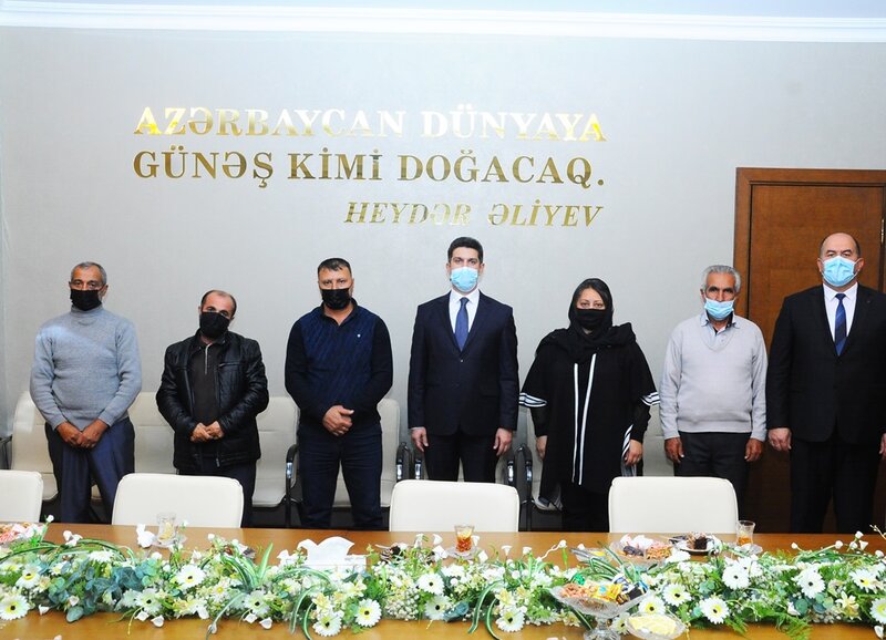 Naftalanda şəhid valideynləri ilə görüş keçirildi - FOTOLAR
