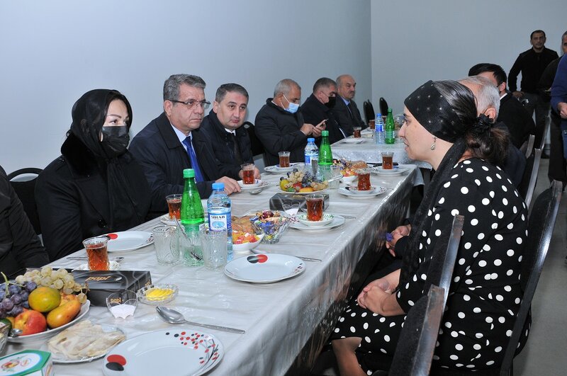 Abşeronda 4 şəhidin il mərasimi keçirildi - FOTOLAR