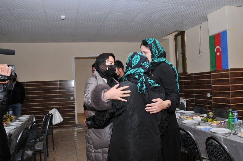Abşeronda şəhid Fərid Məmmədovun il mərasimi keçirildi - FOTOLAR