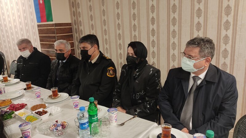 Xırdalanda şəhid Rasim Abdullayevin il mərasimi keçirildi - FOTOLAR