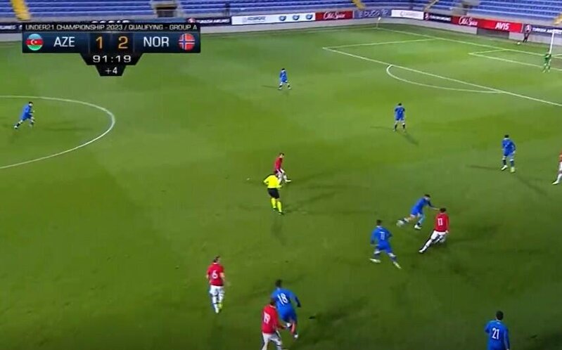 Azərbaycanın U-21 millisi Norveçə uduzdu