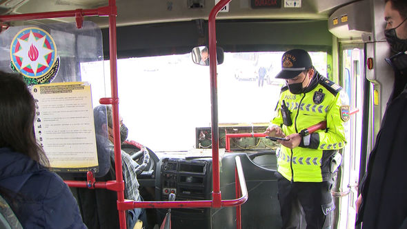 Narkotikin təsiri altında avtobus idarə edən sürücülər saxlanıldı - FOTO - VİDEO