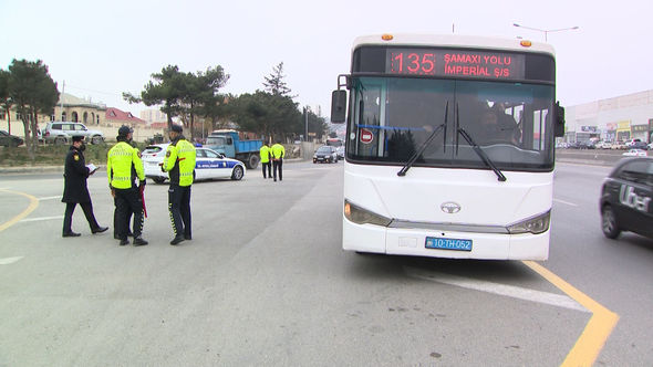Narkotikin təsiri altında avtobus idarə edən sürücülər saxlanıldı - FOTO - VİDEO