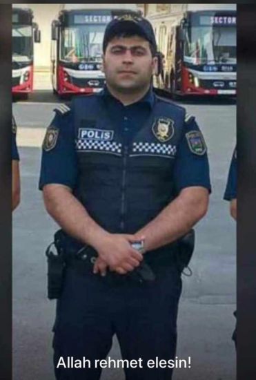 Polis əməkdaşı vəfat etdi - FOTO