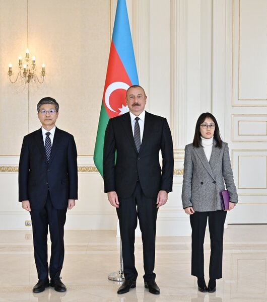 İlham Əliyev yeni səfirlərin etimadnamələrini qəbul etdi - FOTOLAR + YENİLƏNİB