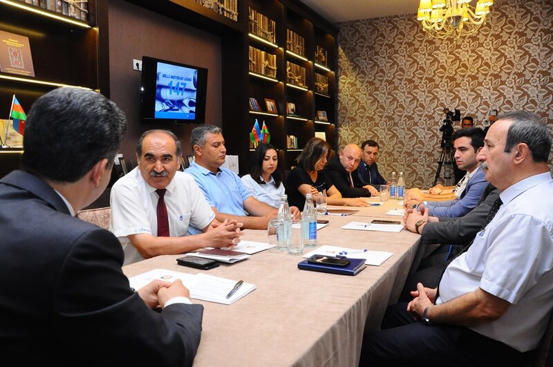 Naftalanda media nümayəndələri ilə görüş keçirildi - FOTOLAR