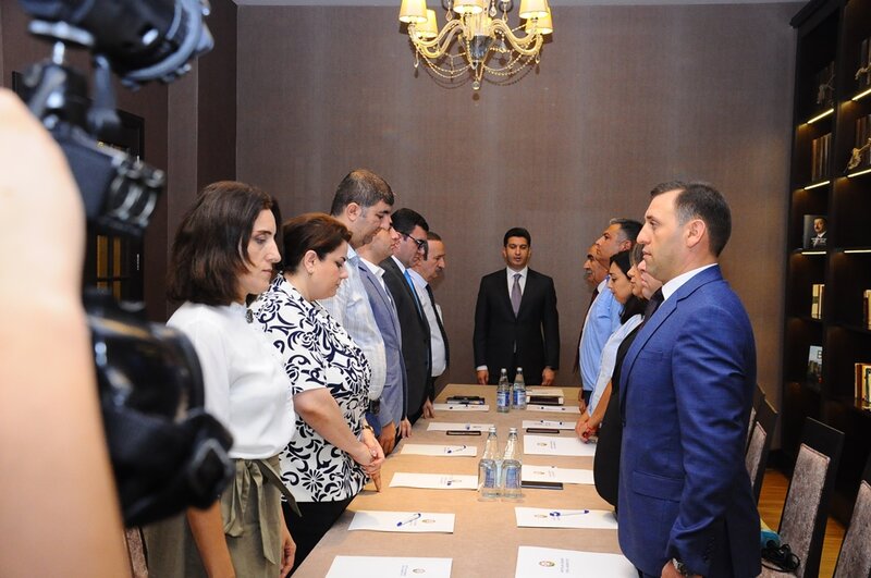 Naftalanda media nümayəndələri ilə görüş keçirildi - FOTOLAR