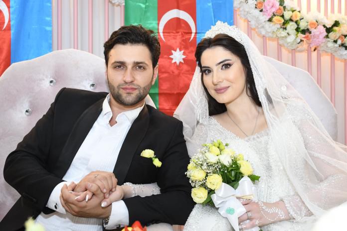 Vətən müharibəsi qazisi evləndi - Fotolar