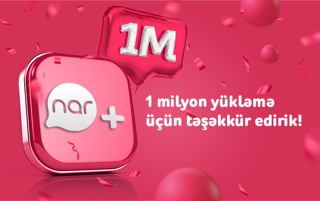 1 milyondan çox istifadəçi 