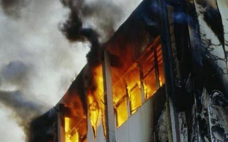 Göyçayda 4 otaqlı ev yandı