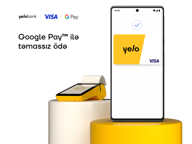 Google Pay™ Yelo Bank-da