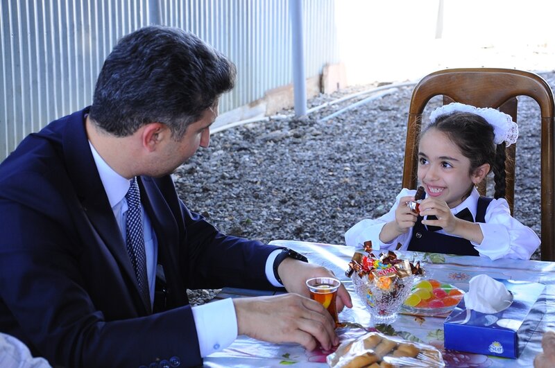 44 günlük Vətən Müharibəsi Şəhidlərinin ailələləri ziyarət olunub