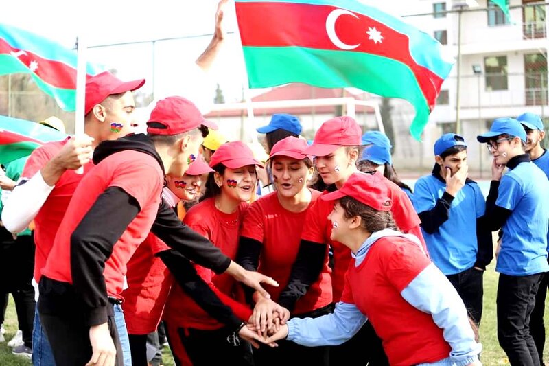 8 noyabr-Zəfər Günü ilə bağlı Naftalanda silsilə tədbirlər davam etdirilir - FOTOLAR