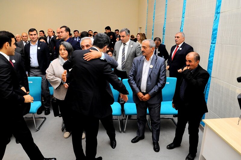 Naftalanda Yeni Azərbaycan Partiyasının təsis edilməsinin 30 illiyi qeyd edilib - FOTOLAR