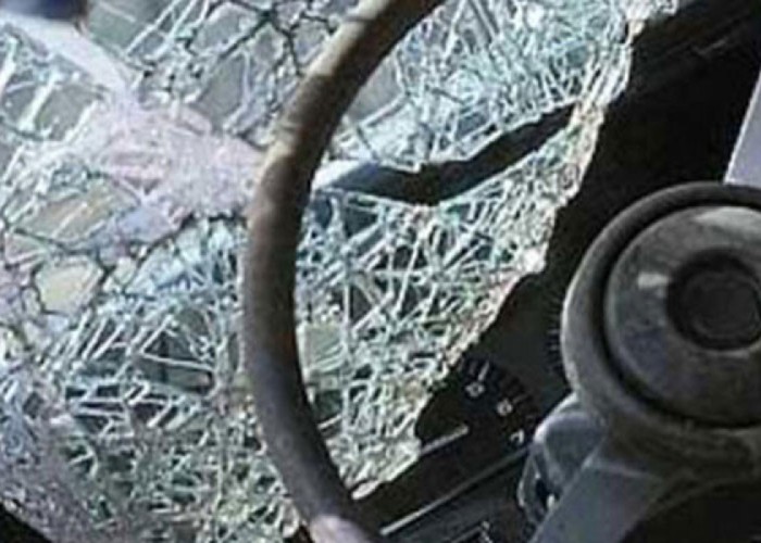 Mikroavtobus ağaca çırpıldı: Sürücü və 7 sərnişin xəsarət aldı