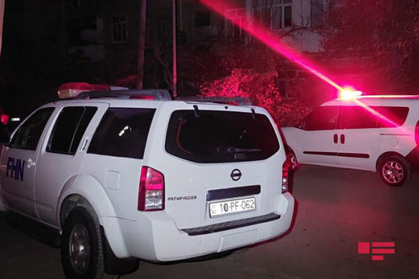 Gəncədə yaşayış binasında yanğın olub, sakinlər təxliyə edilib - FOTO