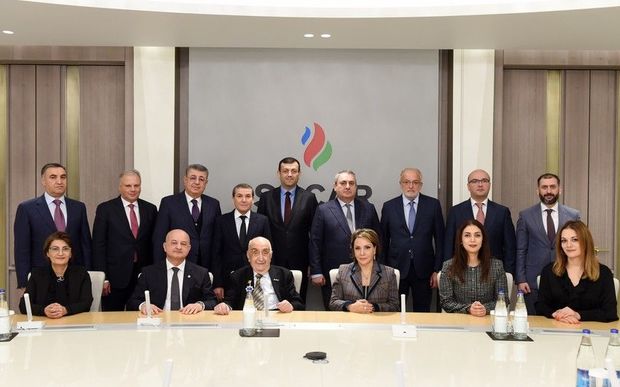 Xoşbəxt Yusifzadənin 93 yaşının tamam olması münasibətilə SOCAR-da tədbir keçirilib - FOTO