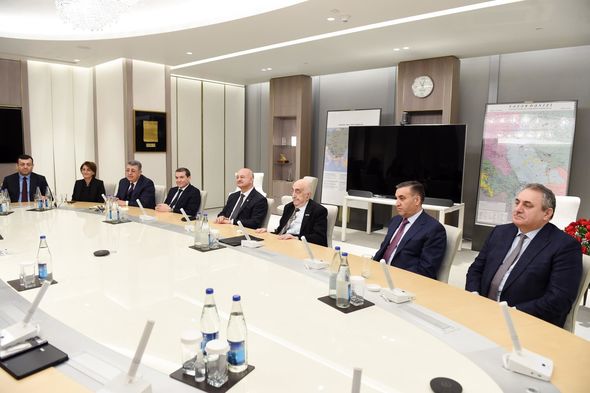 Xoşbəxt Yusifzadənin 93 yaşının tamam olması münasibətilə SOCAR-da tədbir keçirilib - FOTO