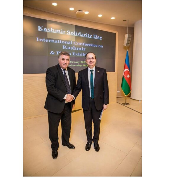 Kəşmir Həmrəylik gününə həsr olunmuş konfrans keçirildi - FOTOLAR