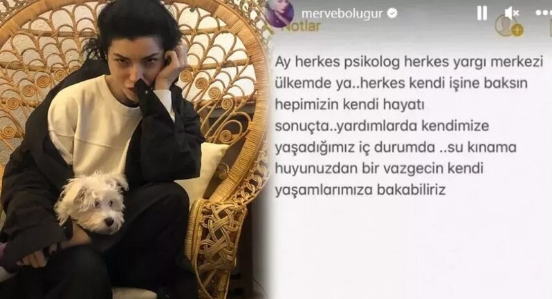 Merve Boluğur bu paylaşımına görə qınanıldı – FOTO