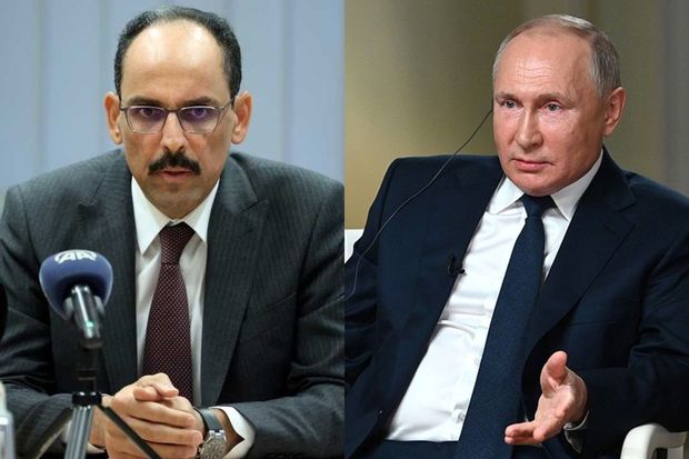 Putin Ərdoğanın sözçüsü ilə görüşdü