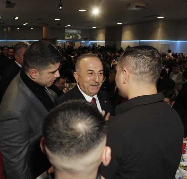 Vətən müharibəsi qazisi Çavuşoğlu ilə görüşüb - FOTO