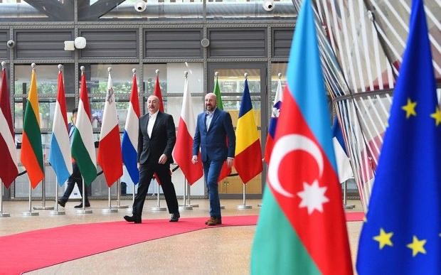 Brüsseldə İlham Əliyev və Şarl Mişel arasında görüş başa çatıb - YENİLƏNİB