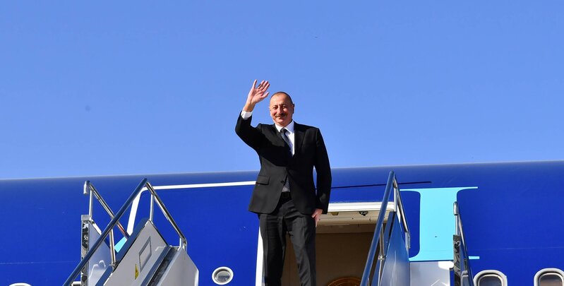 Prezident İlham Əliyev Litva Respublikasına rəsmi səfərə gəldi