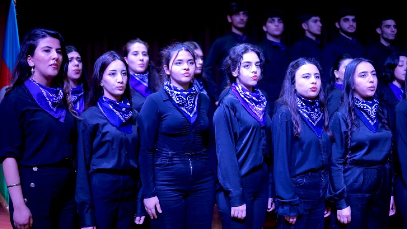 Texniki Universitetdə Müstəqillik Gününə həsr olunan fləşmob keçirilib - FOTOLAR