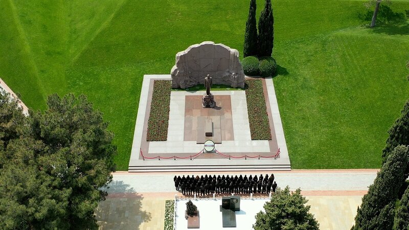 Texniki Universitetdə Müstəqillik Gününə həsr olunan fləşmob keçirilib - FOTOLAR