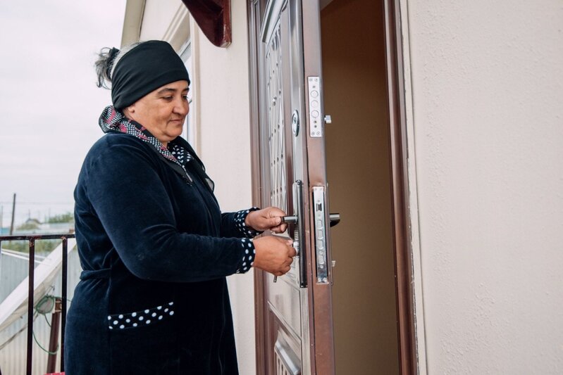 Qırmızı Ürəklər Fondu 3 şəhid ailəsini fərdi yaşayış evi ilə təmin etdi - FOTOLAR