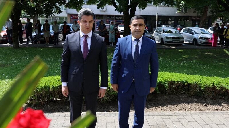 Naftalan və İvaniç-Qrad şəhərləri qardaşlaşıb - FOTOLAR