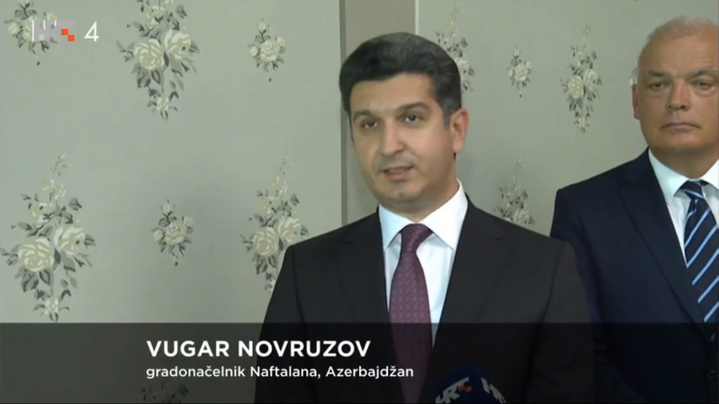 Naftalan və İvaniç-Qrad şəhərləri qardaşlaşıb - FOTOLAR