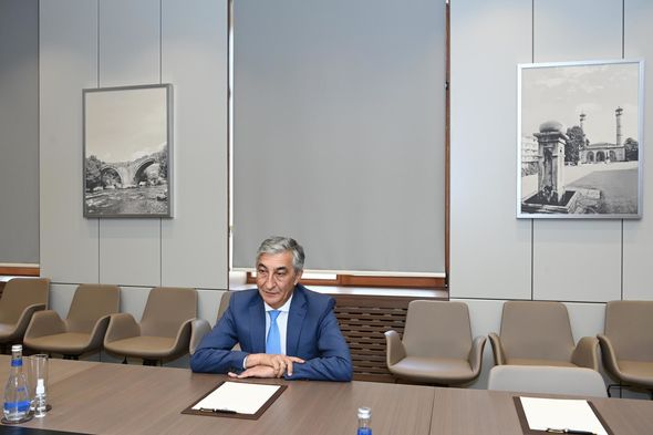 Azərbaycan XİN başçısı Tacikistan səfirini qəbul edib