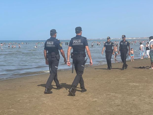 Çimərliklərə əlavə polis naryadları cəlb olunub