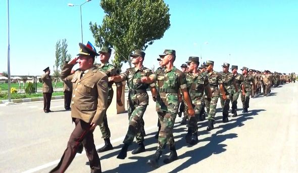 Mülki Müdafiə Alayının gənc əsgərləri vətənə xidmət andı içib - FOTO