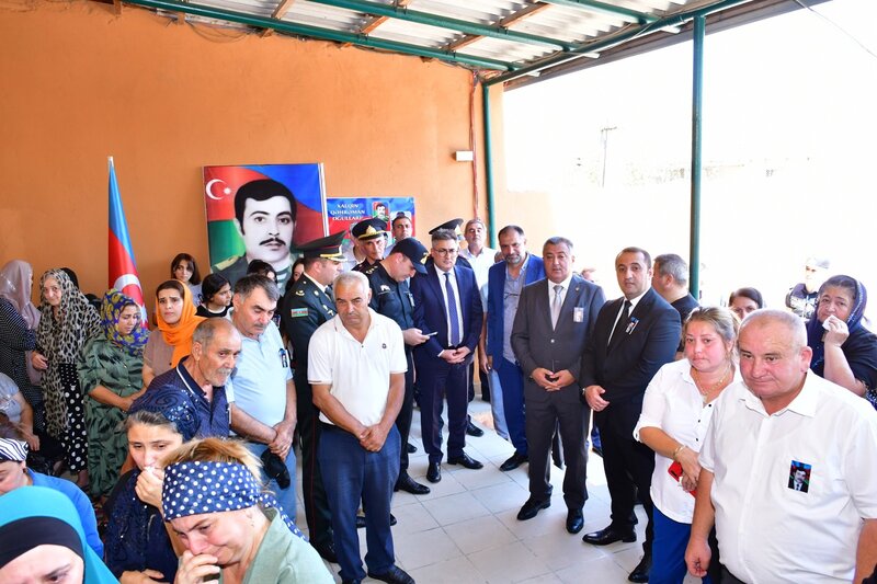 I Qarabağ Müharibəsi şəhidi Gülverdi Hüseynov Abşeron rayonunda dəfn edildi - Fotolar