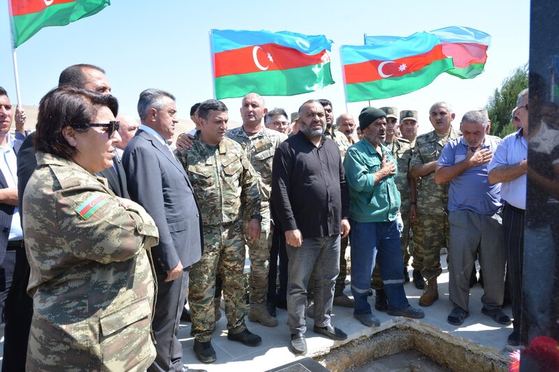 I Qarabağ Müharibəsi şəhidi Gülverdi Hüseynov Abşeron rayonunda dəfn edildi - Fotolar